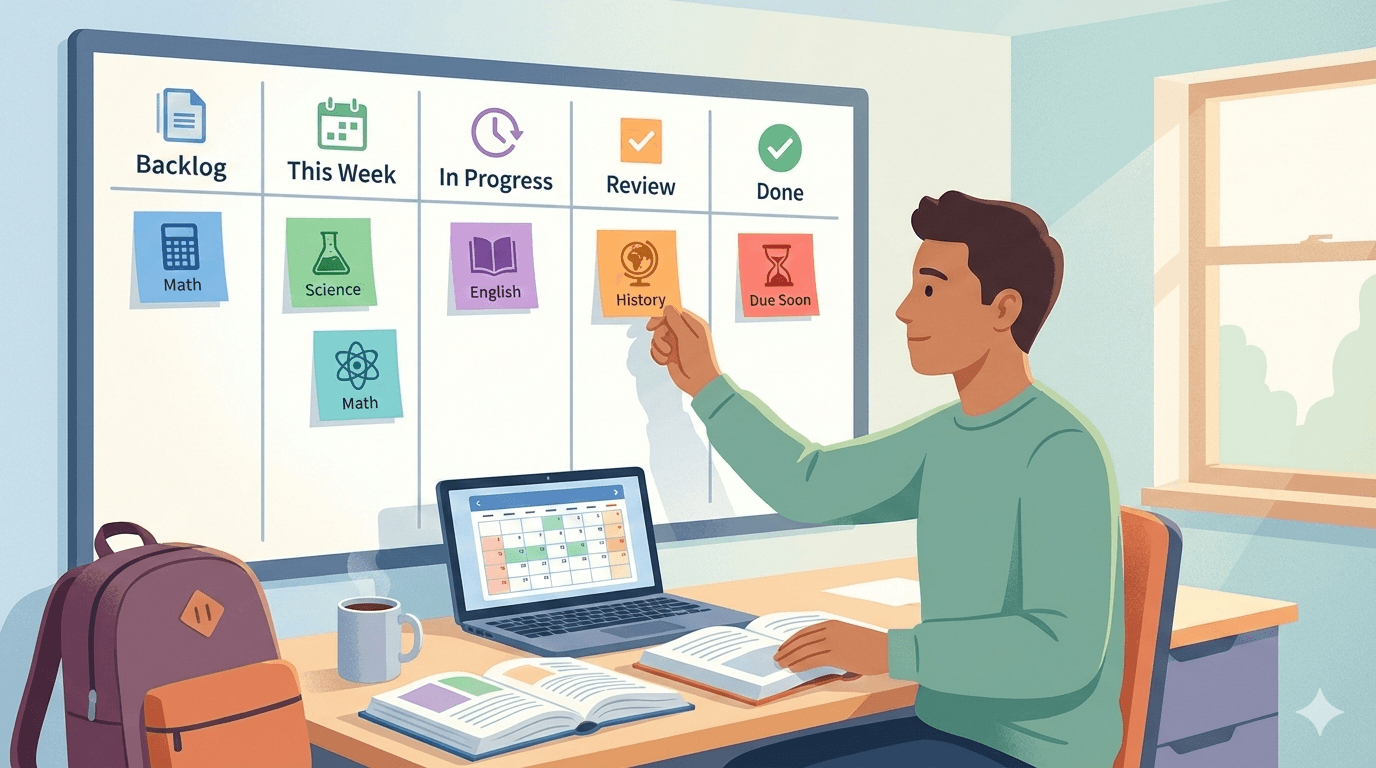 Kanban for Students: How to Manage Assignments and Study Tasks